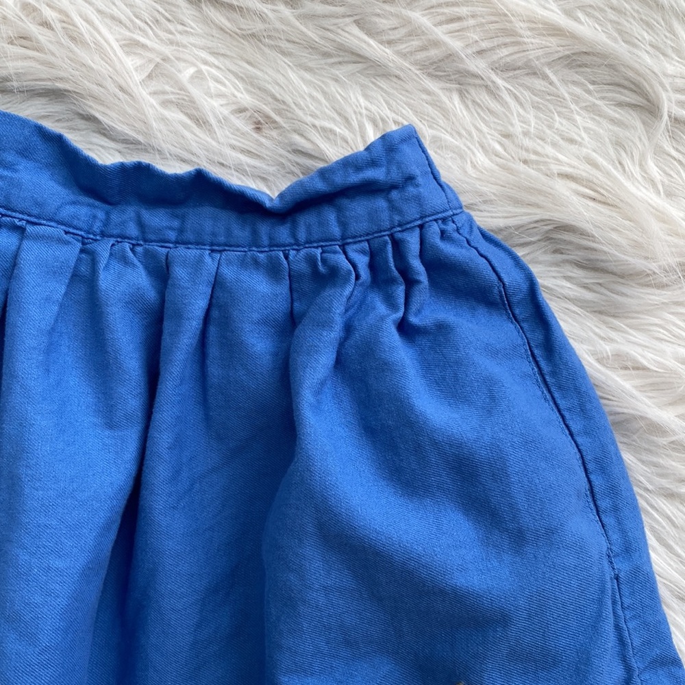 Mini Boden | Blue Unicorn Applique Skirt - Picture 3 of 16